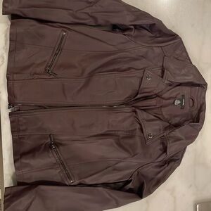 Woman’s Large Alfani purple jacket. Gently  used. 100% polyester
